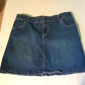 Carter's kids girl's 14 denim mid skirt